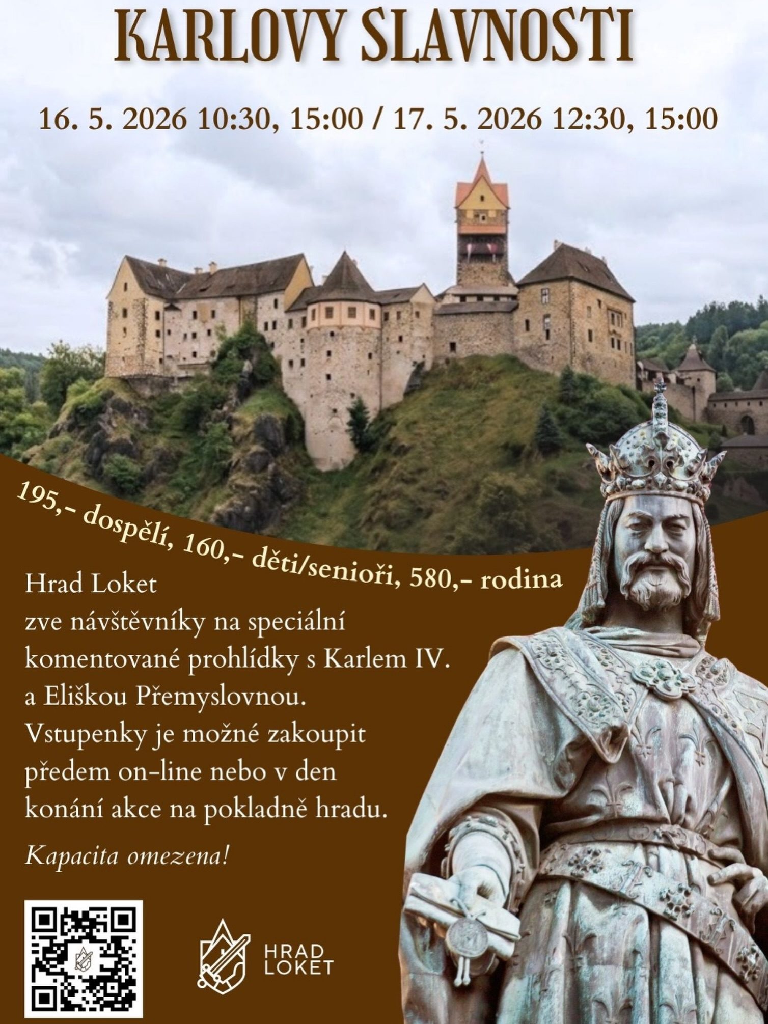 Karlovy slavnosti na hradě Loket