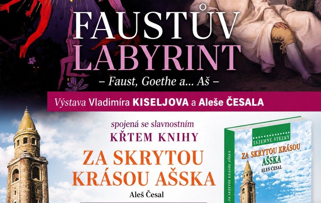 Křest knihy a vernisáž výstavy v Aši